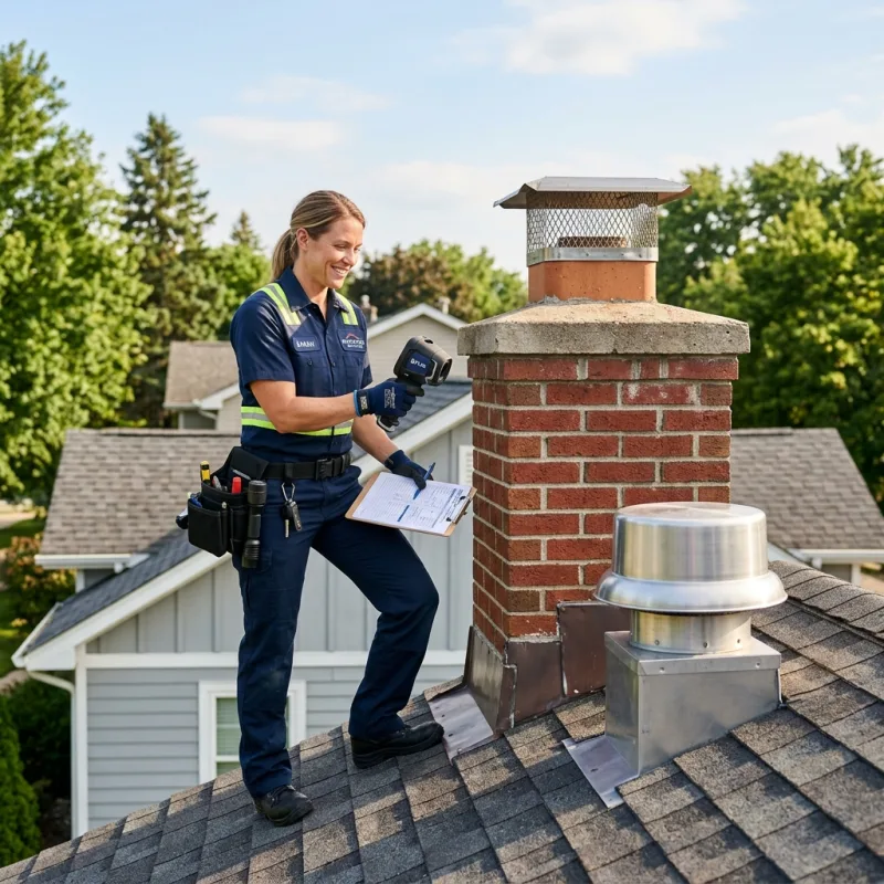 Technician removing a deceased bird from an indoor space in Five Ways